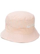 Stone Island Striped Sun Hat - White