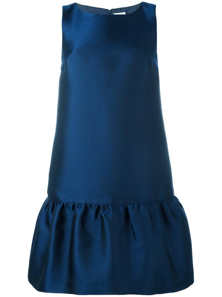 P.a.r.o.s.h. Picabiax Dress, Size: Medium, Blue, Silk/polyester/acetate/viscose