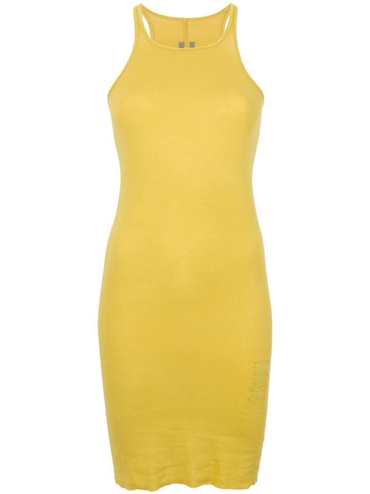 Rick Owens Drkshdw Long Stretch Tank - Yellow & Orange
