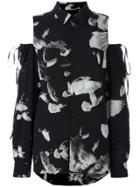 A.f.vandevorst Cold Shoulder Blouse - Black