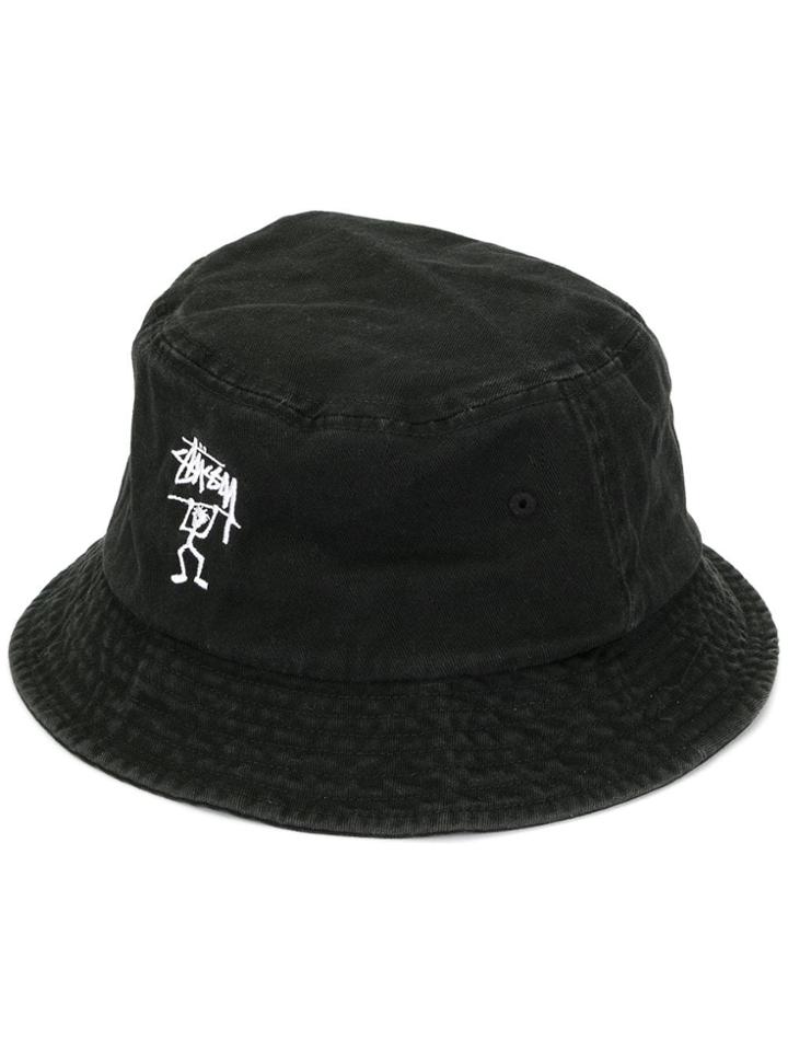 Stussy Warrior Bucket Hat - Black