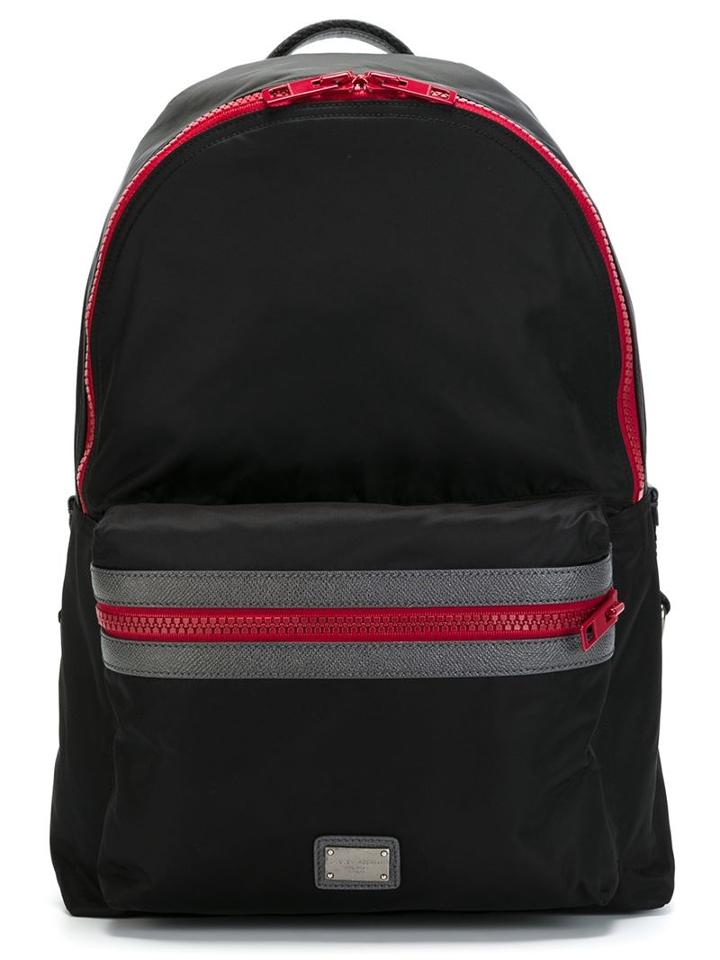 Dolce & Gabbana Vulcano Backpack, Black, Nylon