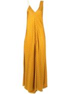 Walk Of Shame Sienna Polka Dot Dress - Yellow