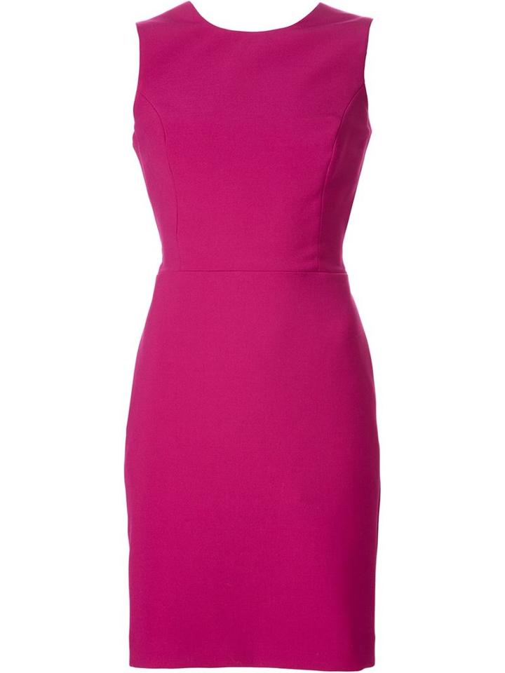 Nicole Miller Classic Pencil Dress, Women's, Size: 4, Pink/purple, Polyester/viscose
