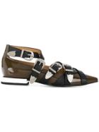 Toga Pulla Multi Buckle Loafers - Brown