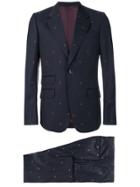 Gucci Heritage Bees Two Piece Suit - Blue