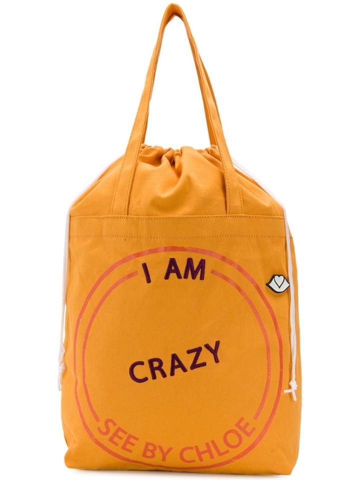See By Chloé I Am Crazy Tote Bag - Yellow & Orange