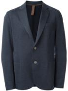 Eleventy Two Button Blazer, Men's, Size: 48, Blue, Cotton/polyester/nylon/spandex/elastane
