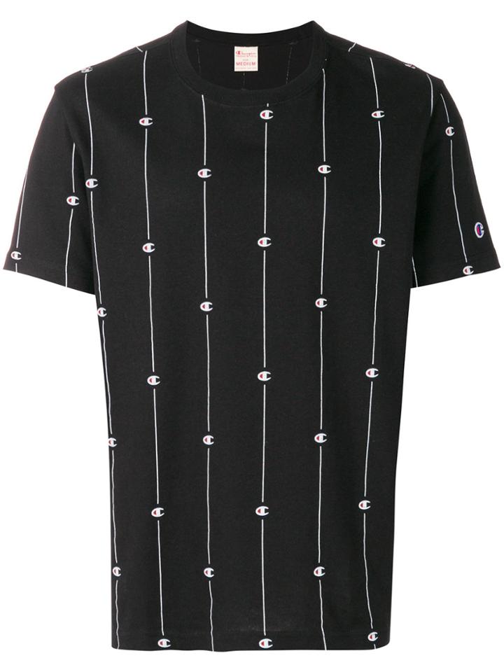 Champion Logo Short-sleeve T-shirt - Black