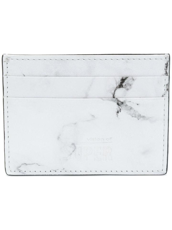 Vision Of Super Marble Limited Edition Cardholder - White