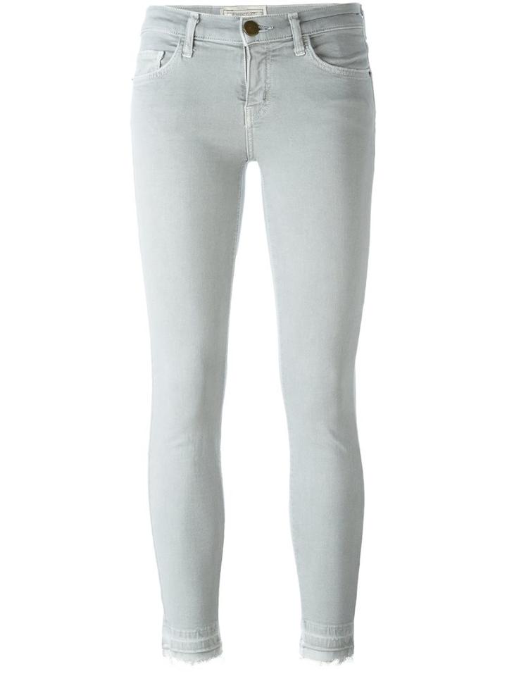 Current/elliott Skinny Jeans, Women's, Size: 24, Grey, Cotton/polyester/spandex/elastane