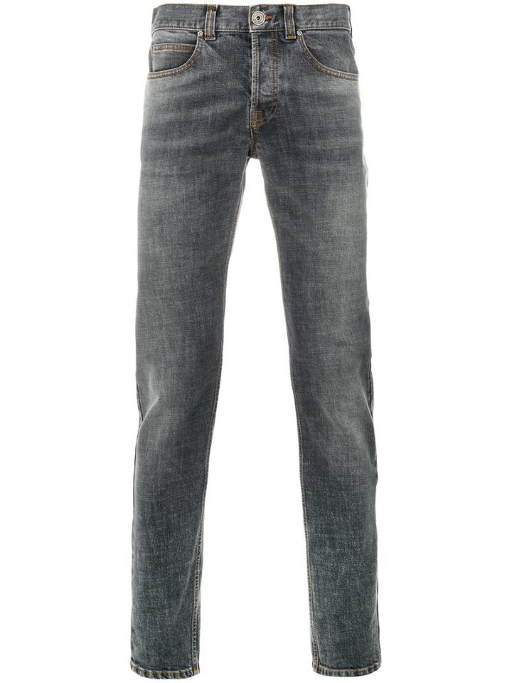Eleventy - Slim-fit Jeans - Men - Cotton/elastodiene - 34, Grey, Cotton/elastodiene