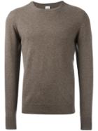 Aspesi Crew Neck Sweater, Men's, Size: 54, Green, Cashmere
