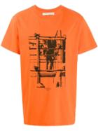 Off-white Industrial Print T-shirt - Orange