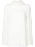 Layeur Roll Neck Top - White