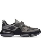 Prada Cloudbust Knit Sneakers - Black