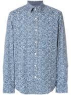 Michael Kors Collection Scribble-print Shirt - Blue