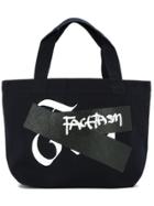 Facetasm Logo Small Shopper Tote Bag - Blue