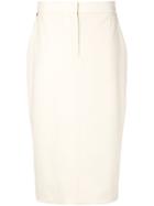 Calvin Klein 205w39nyc Side Stripe Pencil Skirt - Nude & Neutrals