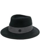 Maison Michel Wide Strap Hat - Grey