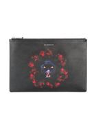Givenchy Iconic Pouch With Jaguar Print - Black