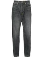 Astraet Faded Tapered Jeans - Black