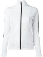 Fendi Zipped Sweatshirt, Women's, Size: 38, White, Polyamide/spandex/elastane