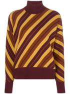 Marni Diagonal Stripe Sweater - Brown