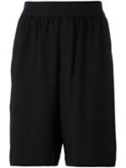 Mcq Alexander Mcqueen Logo Print Track Shorts, Men's, Size: Medium, Black, Polyamide/spandex/elastane/viscose