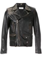 Saint Laurent Multi-stud Biker Jacket - Black