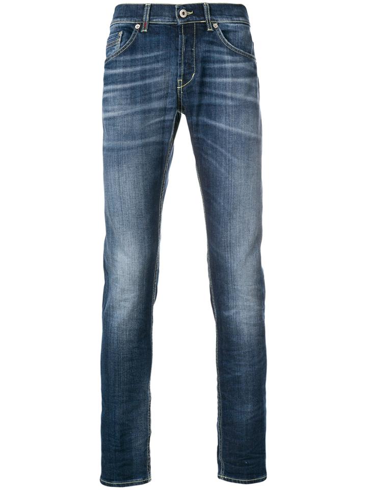 Dondup Stonewashed Jeans - Blue
