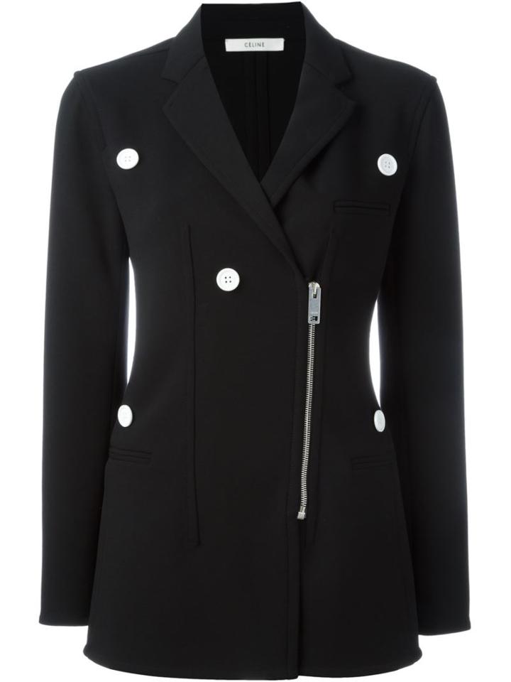 Céline Long Fit Biker Jacket