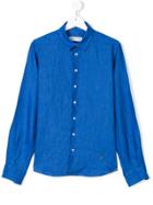 Manuel Ritz Kids Teen Classic Collar Shirt - Blue