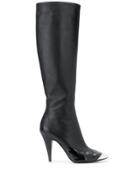 Emilio Pucci Metal Toe Cap Boots - Black