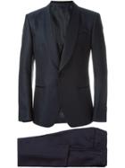 Dolce & Gabbana Textured Tuxedo Suit - Blue