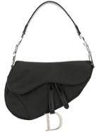 Christian Dior Vintage Saddle Bag - Black