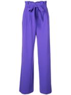 Alice+olivia Paperbag Waist Trousers - Purple