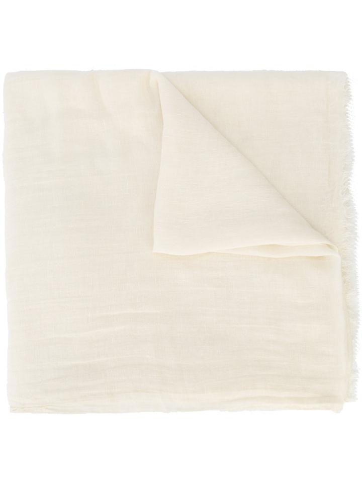 Rick Owens Woven Scarf - White