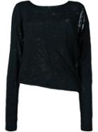 Mm6 Maison Margiela Slashed Shoulder Blouse