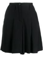 Chanel Pre-owned High-waisted Silk Shorts - Black