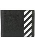 Off-white Striped Wallet - Black
