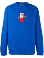 Tommy Hilfiger Logo Patch Sweatshirt - Blue