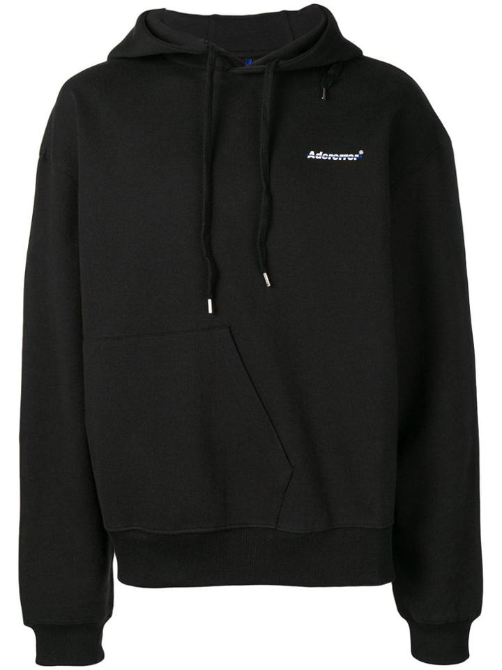 Ader Error Oversized Hooded Sweatshirt - Black