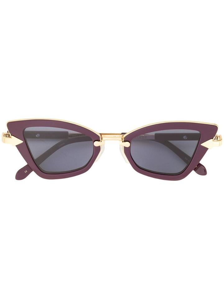 Karen Walker Bad Apple Sunglasses - Purple