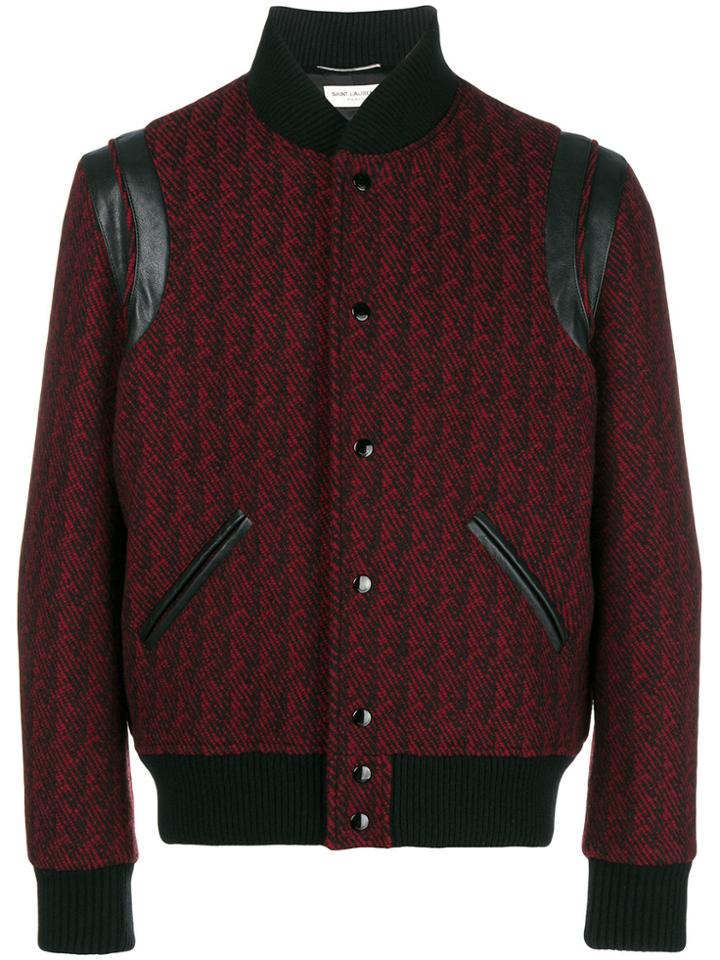 Saint Laurent Profile Bomber - Red