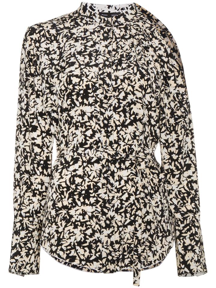 Proenza Schouler Long Sleeve Button Down Blouse - Multicolour