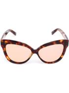Linda Farrow Cat-eye Tortoiseshell Sunglasses