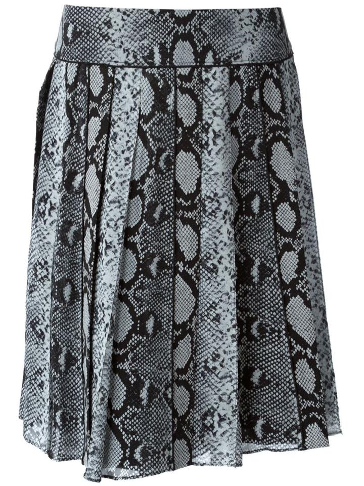 Proenza Schouler Pleated Crepe Skirt, Women's, Size: 4, Black, Silk