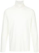 Jil Sander Longsleeved Turtle Neck T-shirt - White