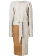 Nehera Contrast Panel Dress - Nude & Neutrals